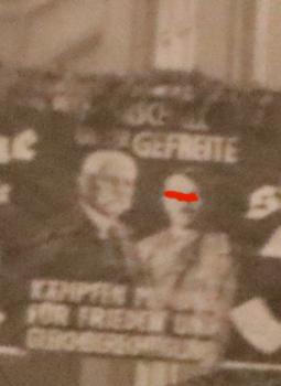 altes Foto - Bad Harzburg ? Herzburg ? Strassezug mit Fahnen, Wahlen 30er Jahre